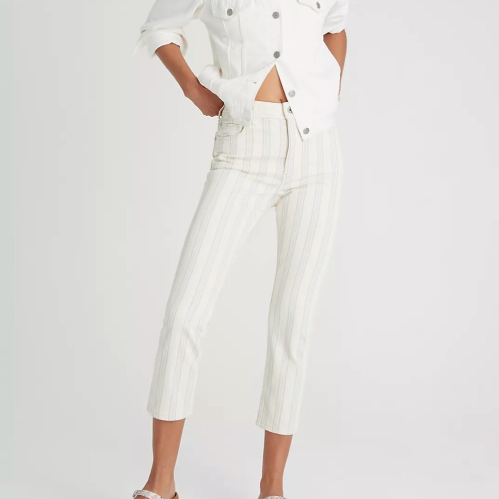 Anthropologie Pilcro Fleur High-Rise Slim Jeans
